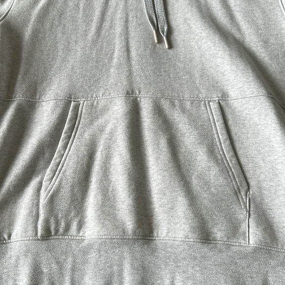 Athleta Pullover Hooded Sweatshirt Light Grey Size S - Picture 5 of 9